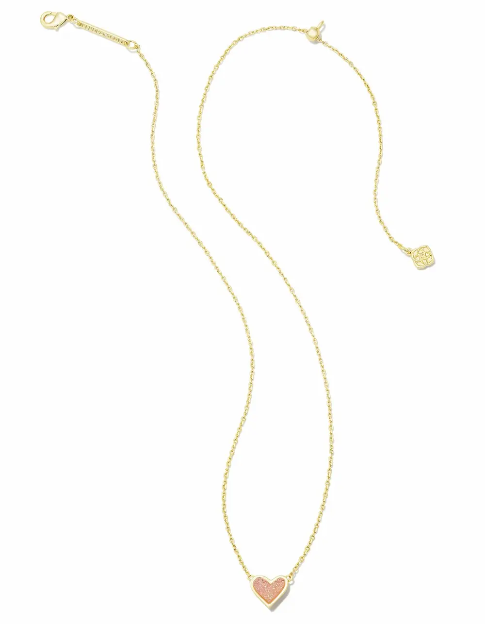 Framed Ari Heart Short Pendant Necklace