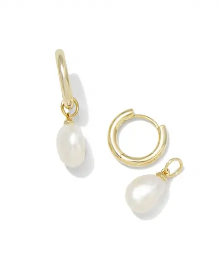 Willa Pearl Huggie Earrings