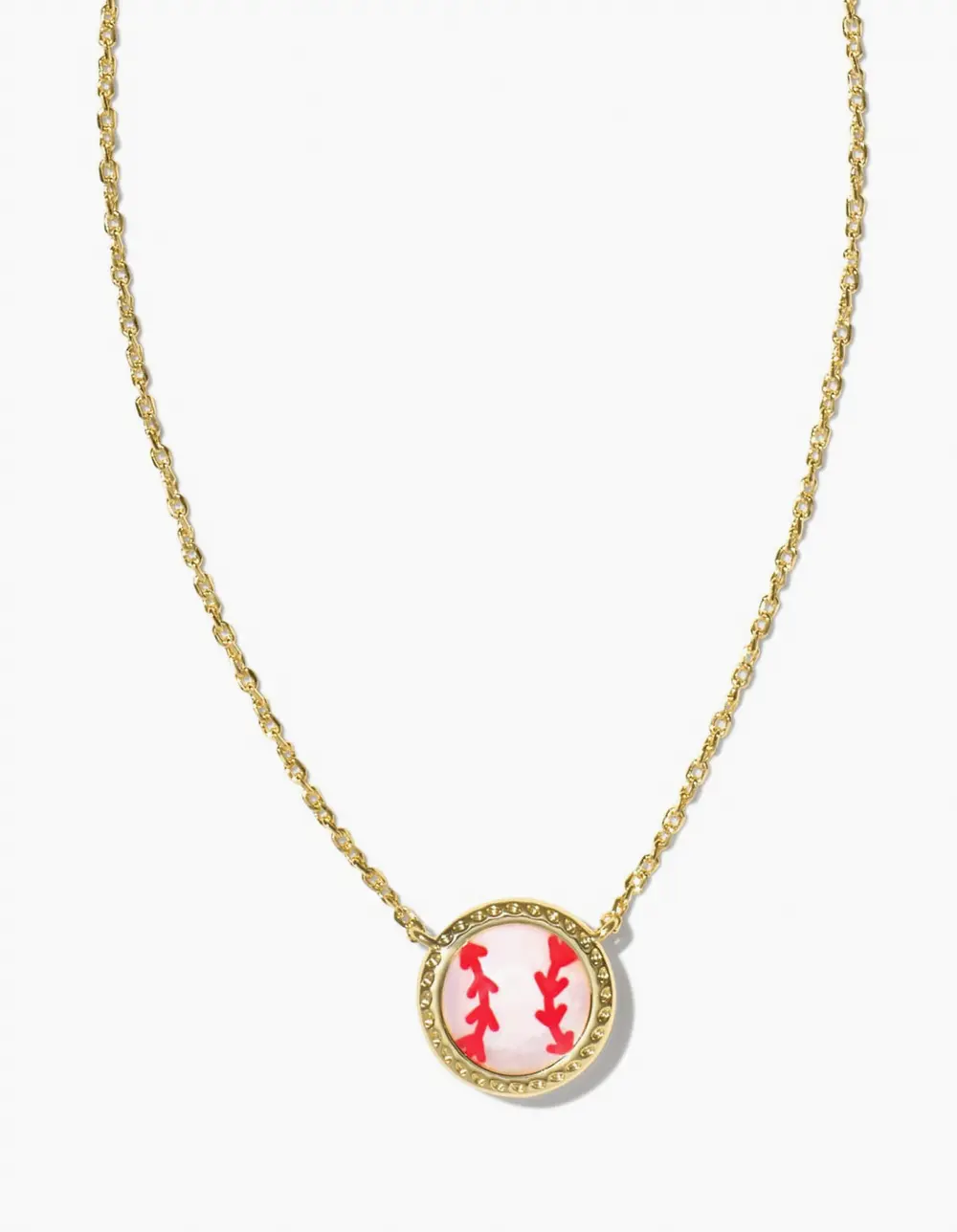 Baseball Short Pendant Necklace