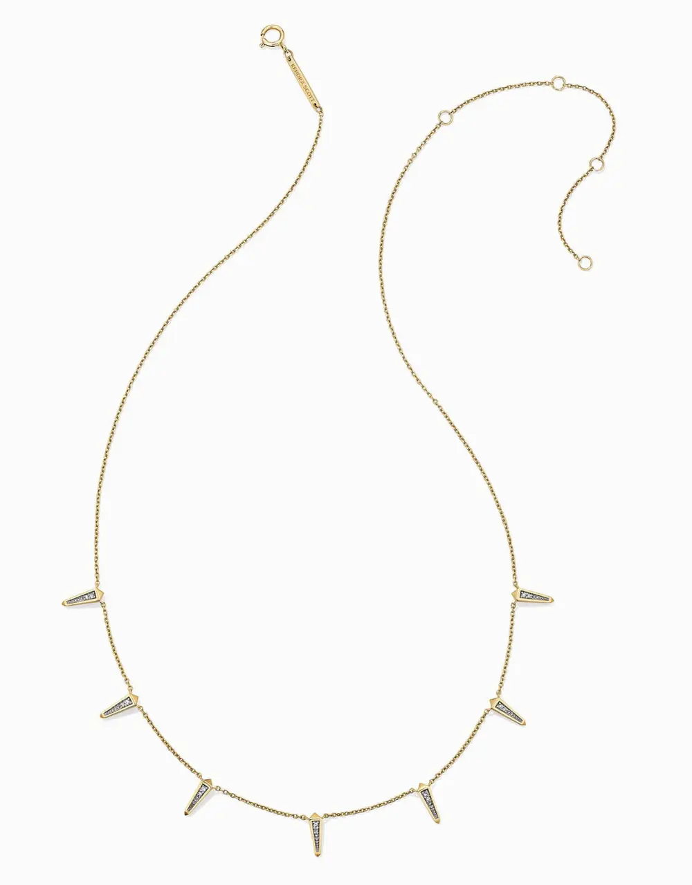 Small Spike Strand Necklace