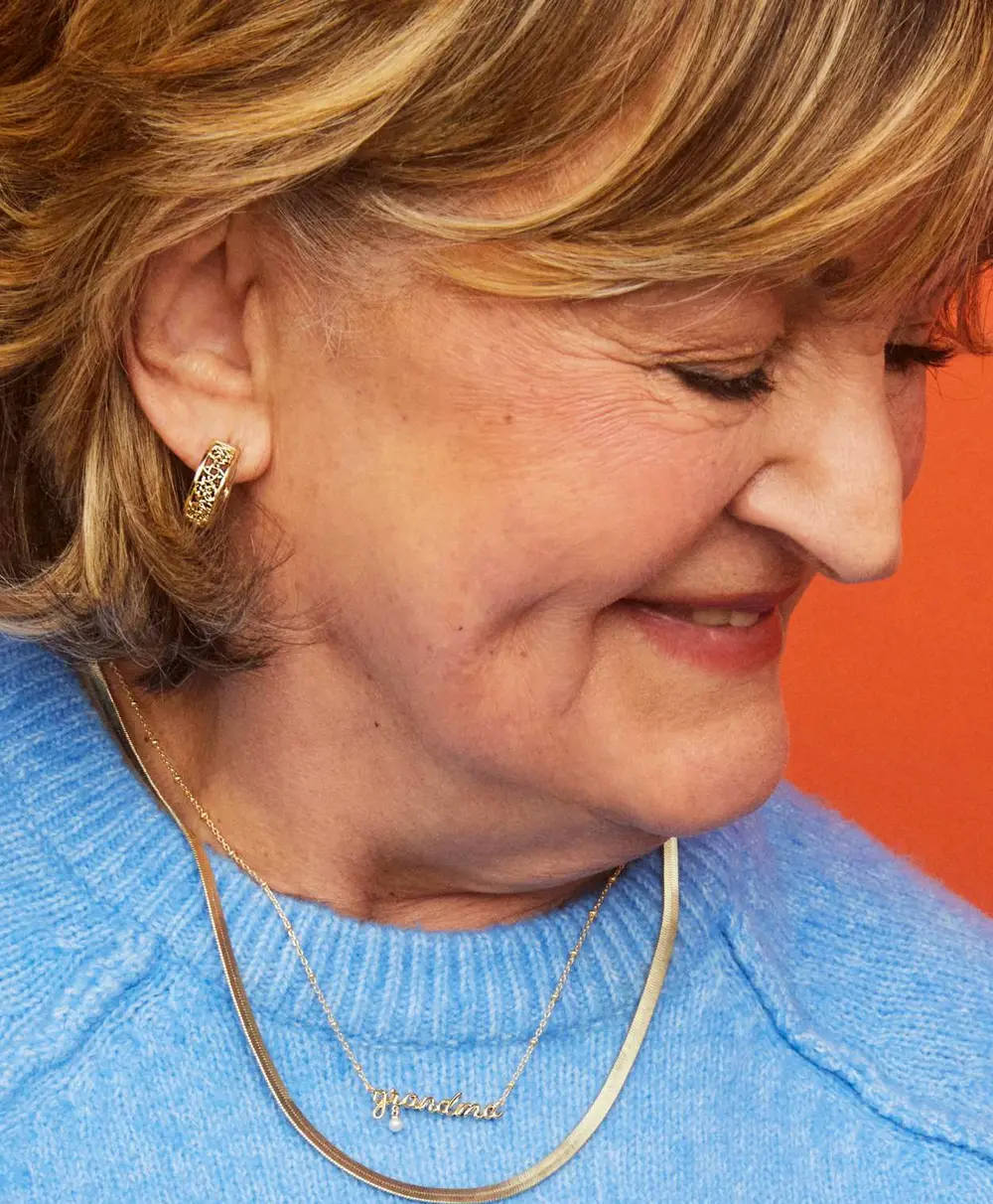 Grandma Script Pendant Necklace