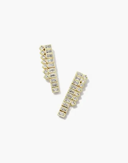 Gracie Tennis Linear Earrings