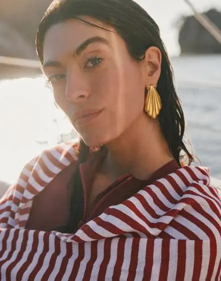 Alexa Metal Statement Earrings