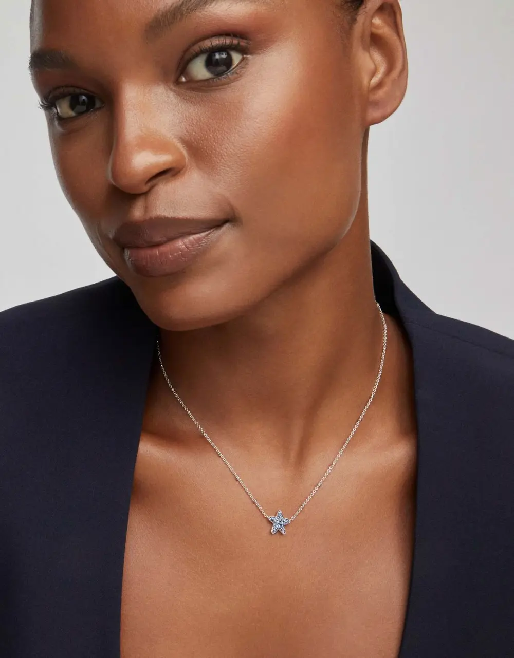 Jae Star Pave Short Pendant Necklace