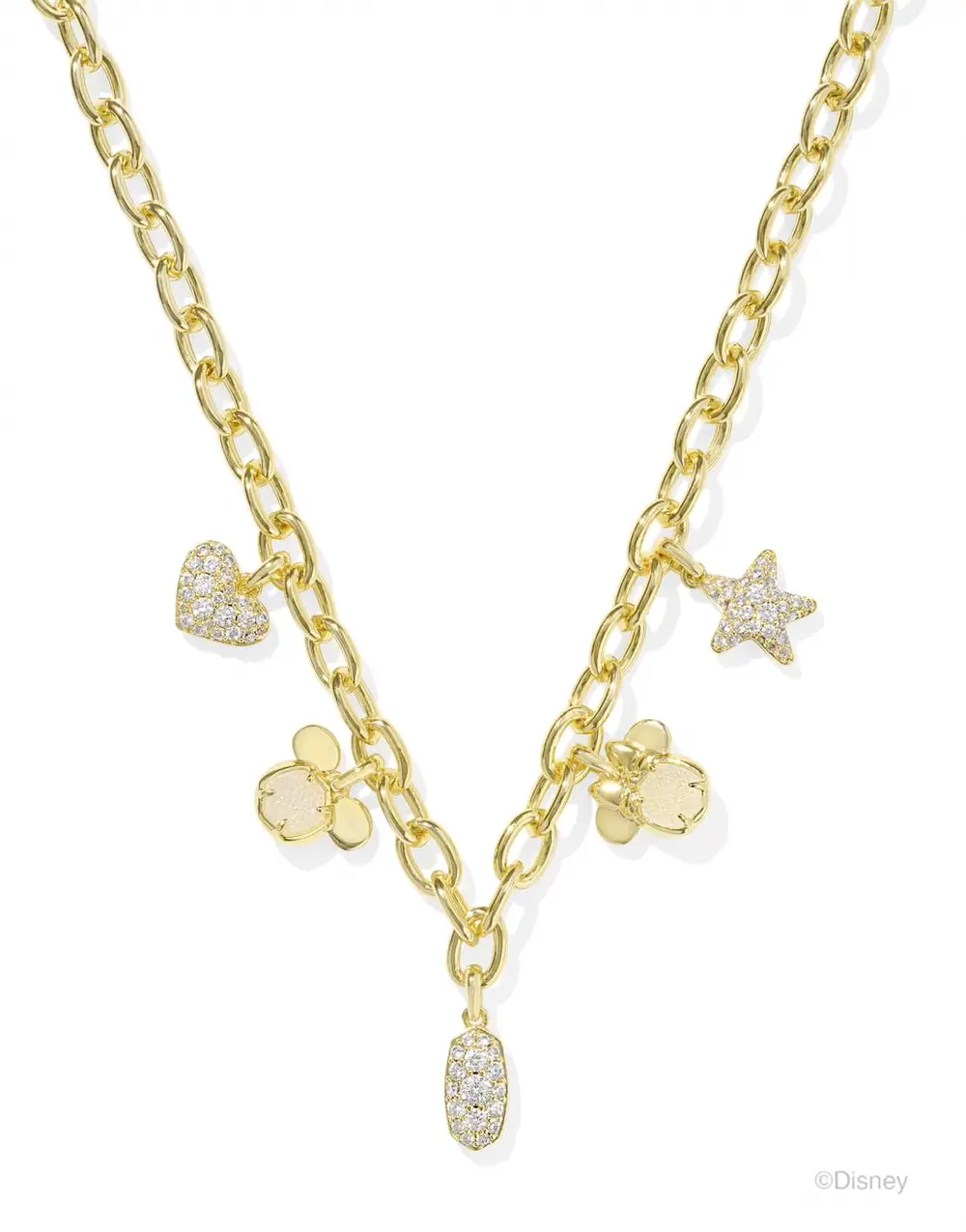 Disney | Kendra Scott Mickey Mouse and Minnie Mouse Charm Necklace
