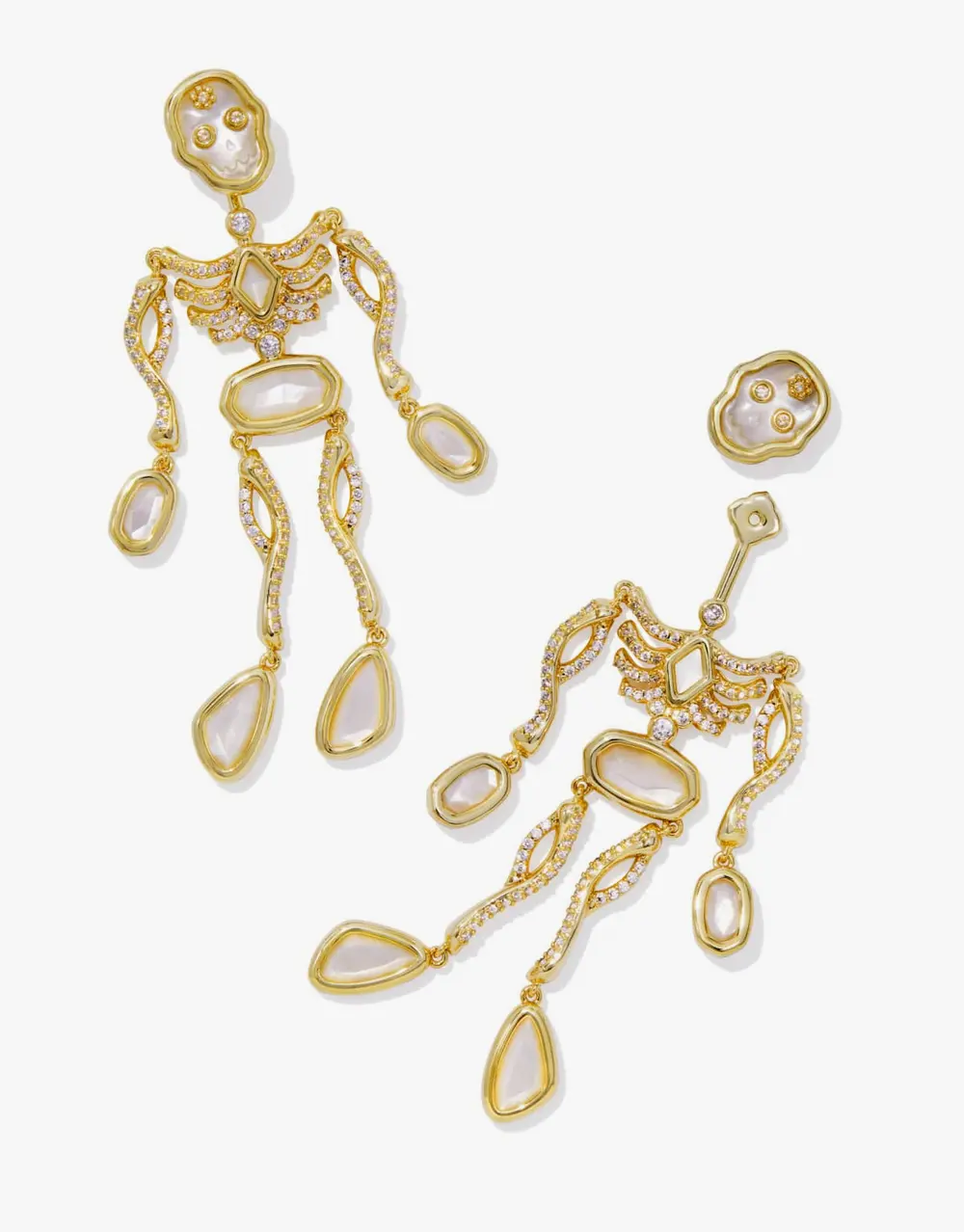 Skeleton Statement Earrings