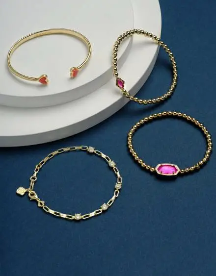 Framed Ari Heart Cuff Bracelet