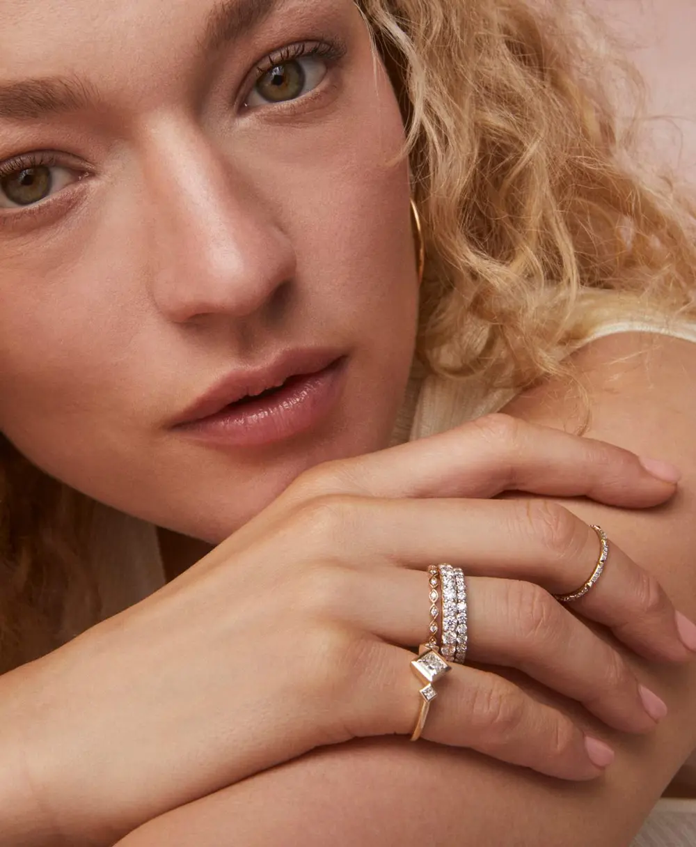 0.85 ct Lab Grown Diamond Michelle Band Ring