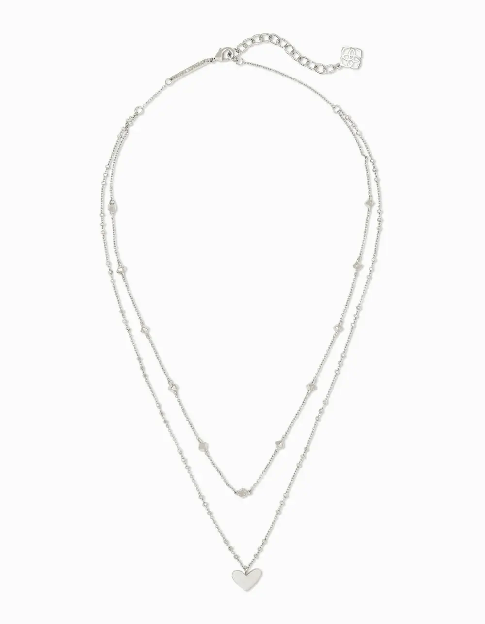 Ari Heart Multi Strand Necklace