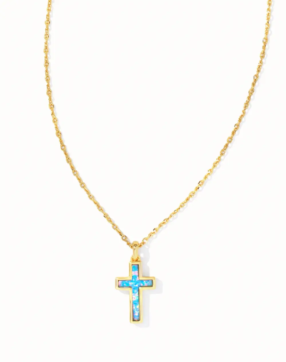 Cross Pendant Necklace in Gold