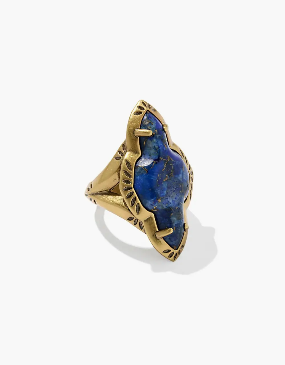 Abbie Etch Frame Cocktail Ring