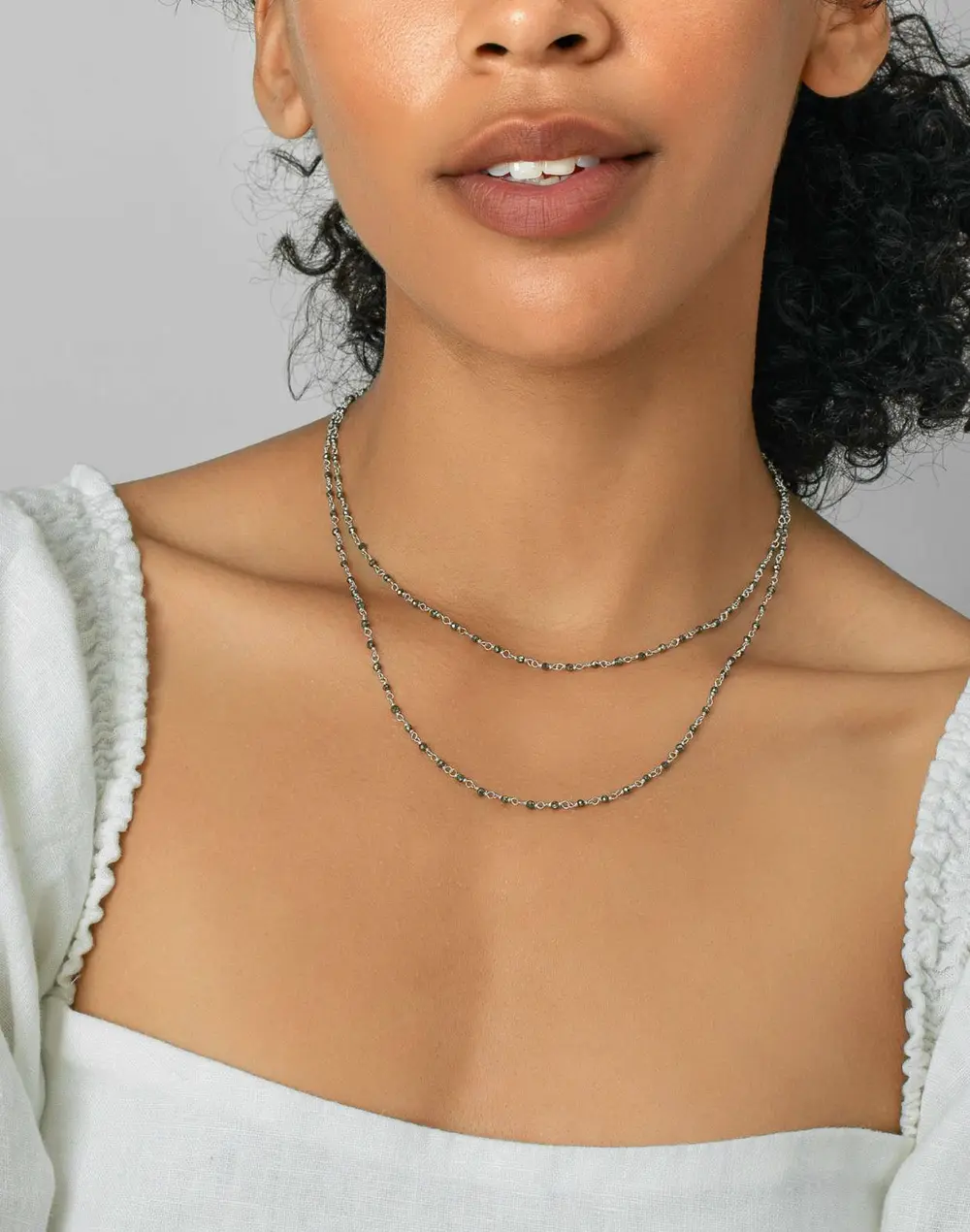 Davis Beaded Long Necklace