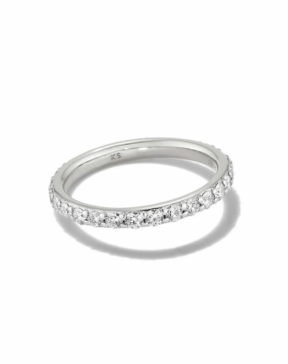 Lab Grown White Diamond Marilyn Band Ring