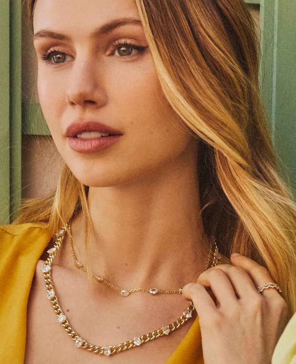 Cailin Crystal Strand Necklace