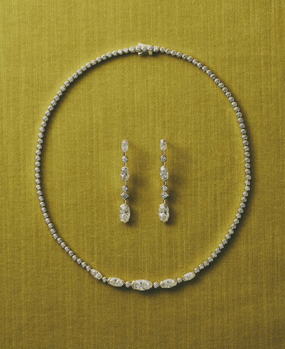 Lab Grown Diamond Custom Elisa Tennis Necklace