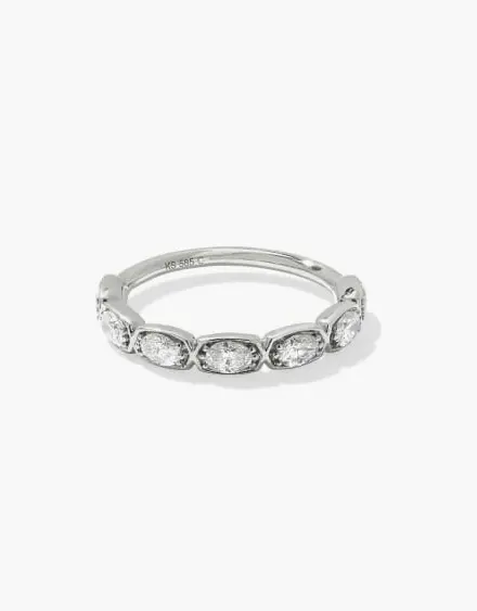 Lab Grown White Diamond Marisa Oval Band Ring