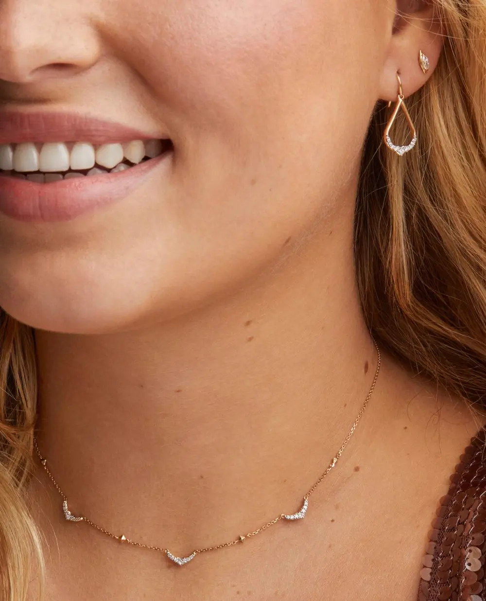 Sophee Small Open Frame Earrings