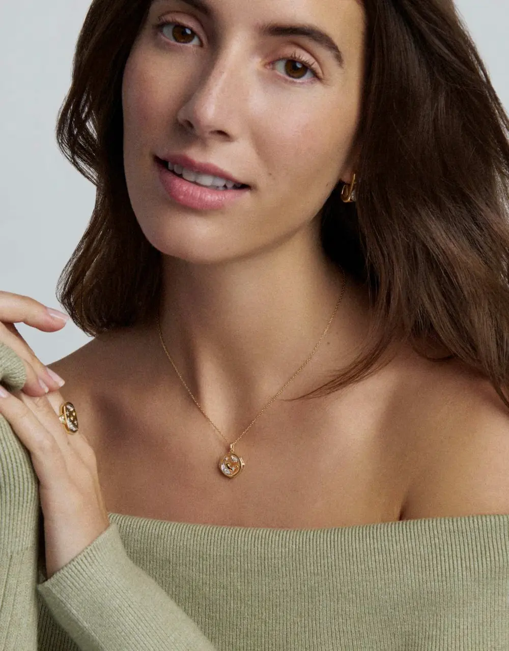 Skye Celestial Locket Pendant Necklace