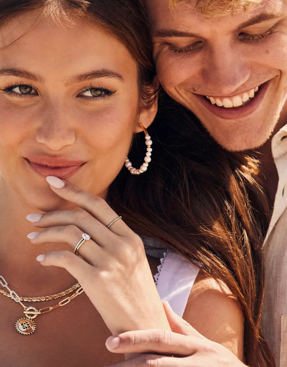 Jovie Beaded Hoop Earrings