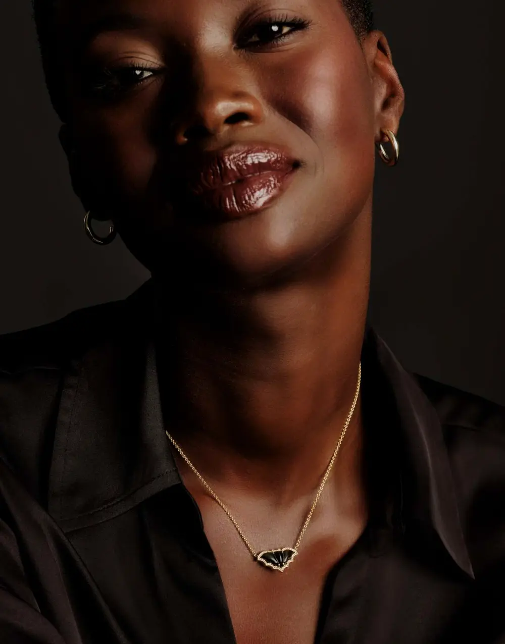 Bat Short Pendant Necklace