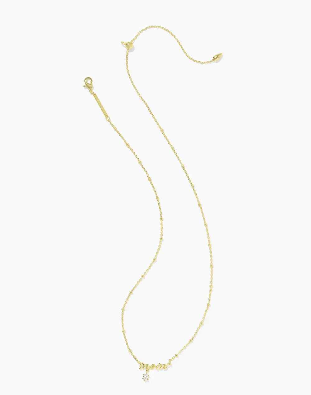 Mom Crystal Short Pendant Necklace