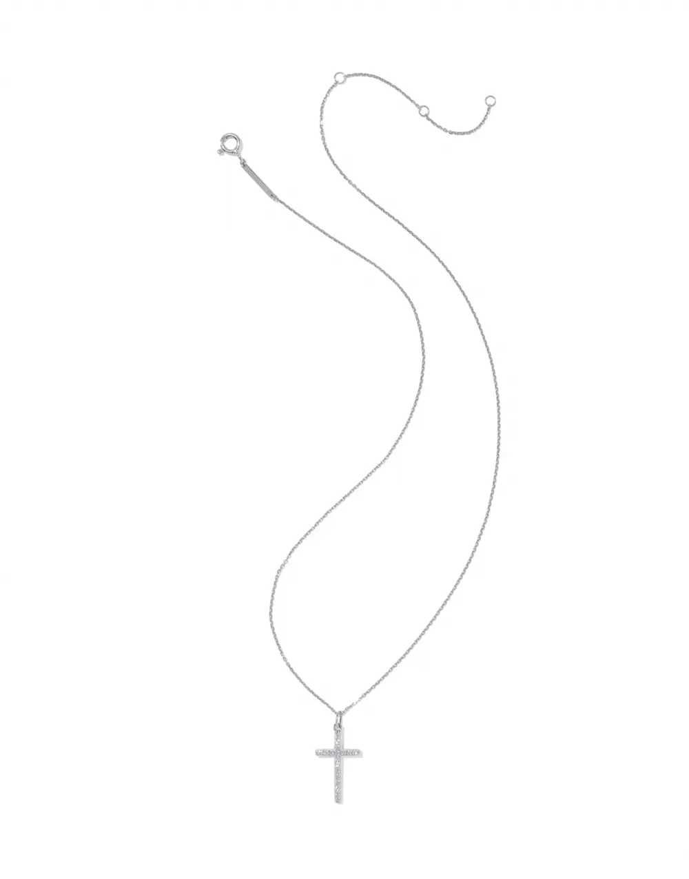 0.26 ct Lab Grown Diamond Cross Pendant Necklace
