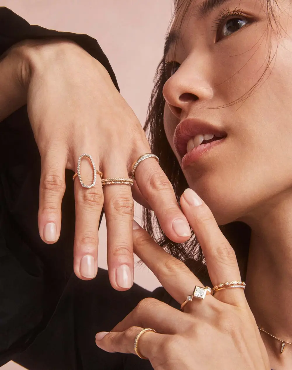 0.85 ct Lab Grown Diamond Michelle Band Ring