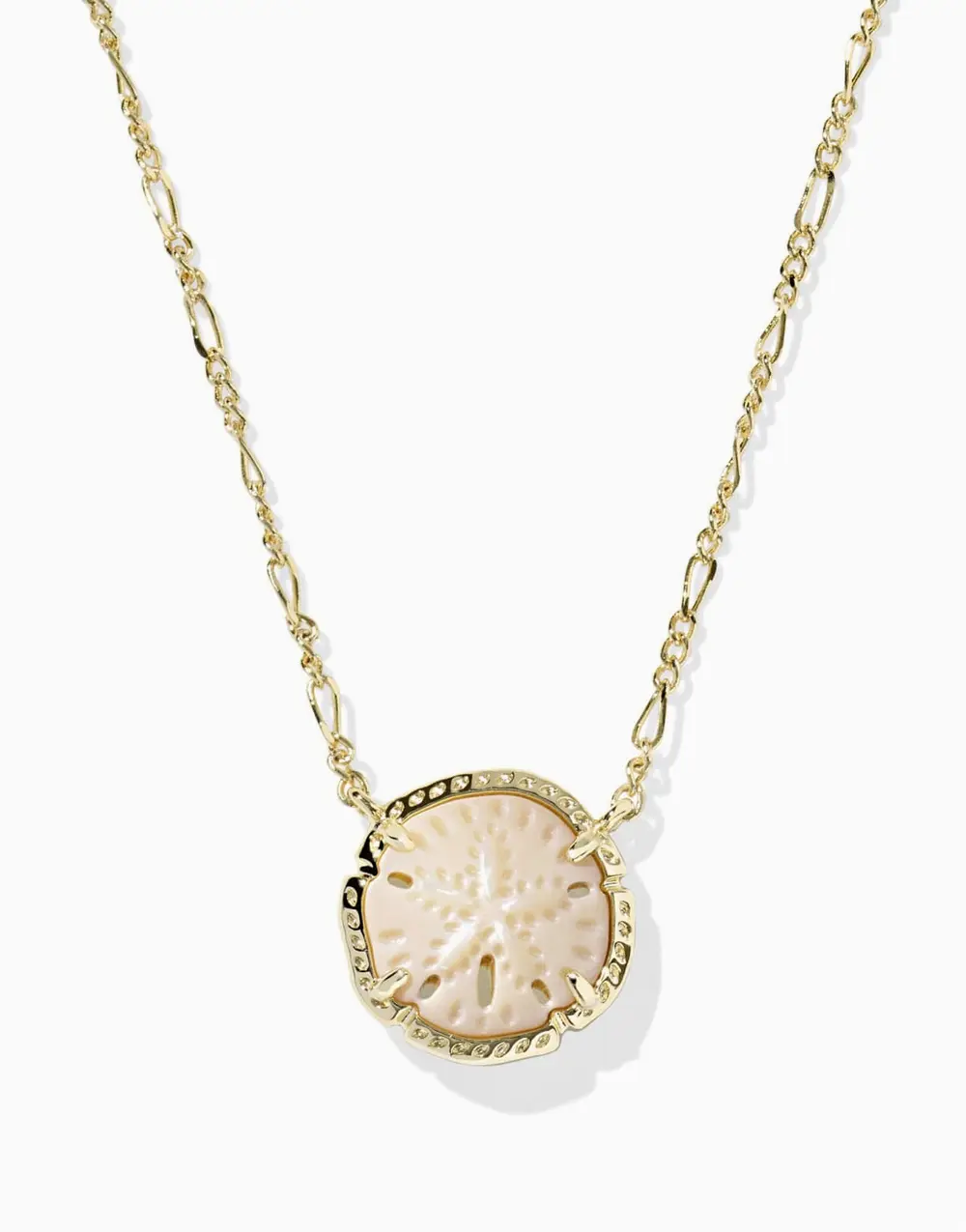 Sand Dollar Short Pendant Necklace