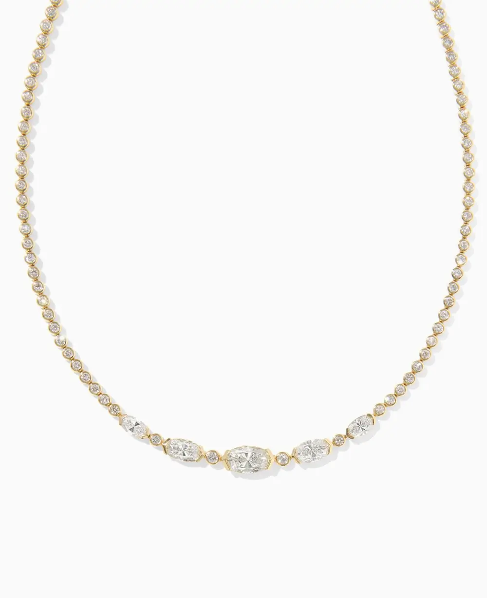 Lab Grown Diamond Custom Elisa Tennis Necklace