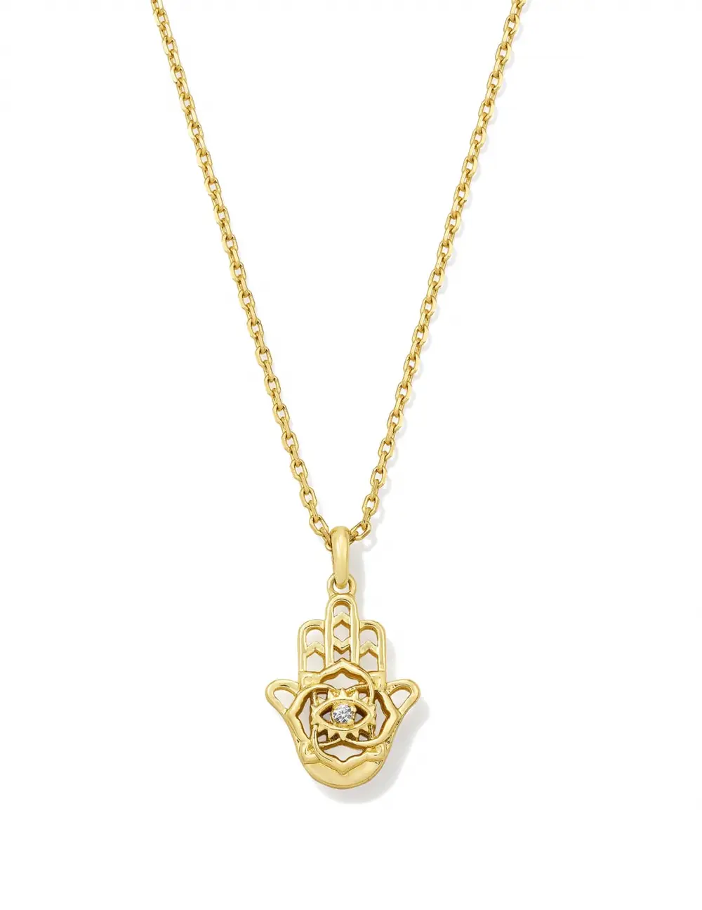 Hamsa Short Pendant Necklace