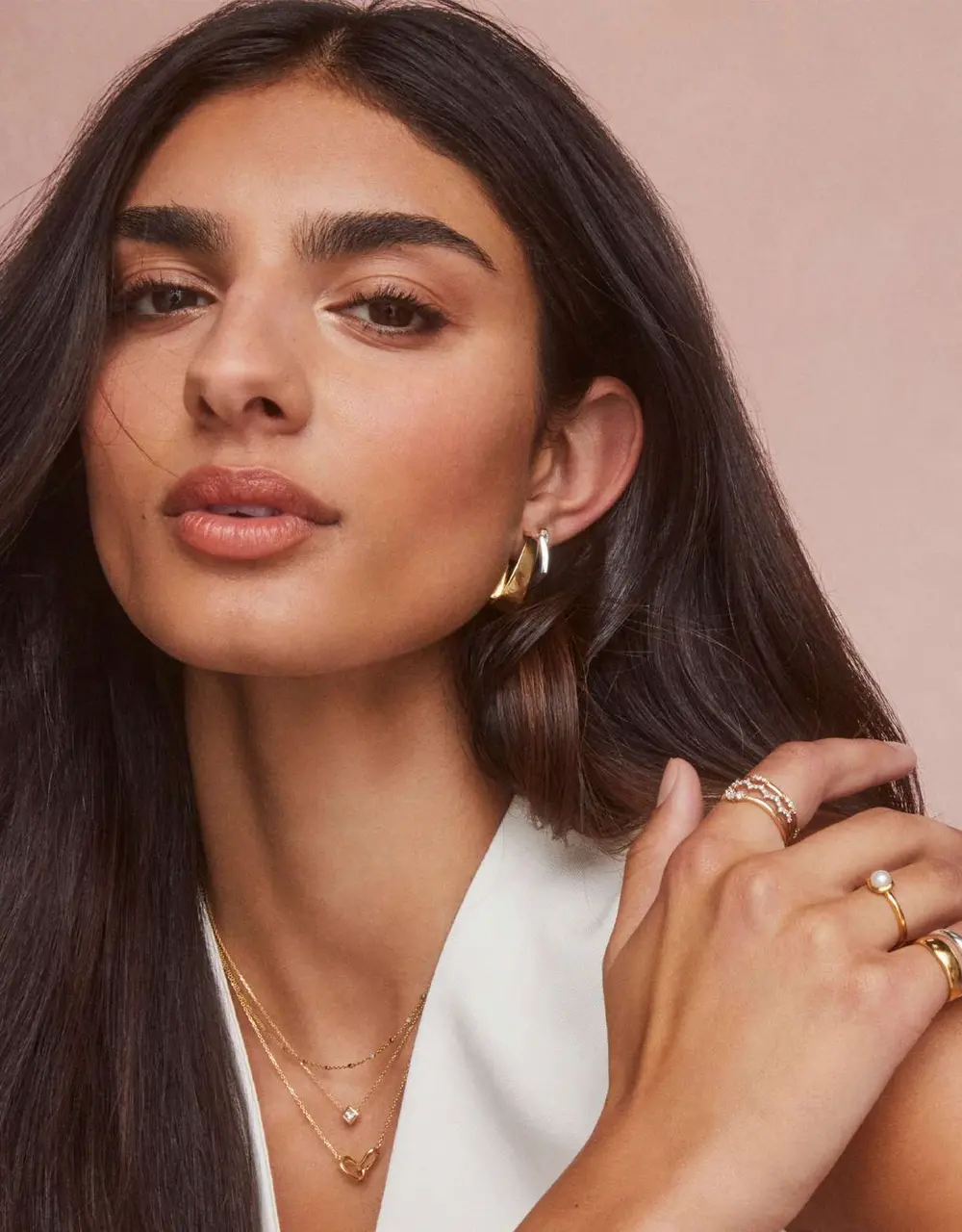 Danielle Interlocking Pendant Necklace