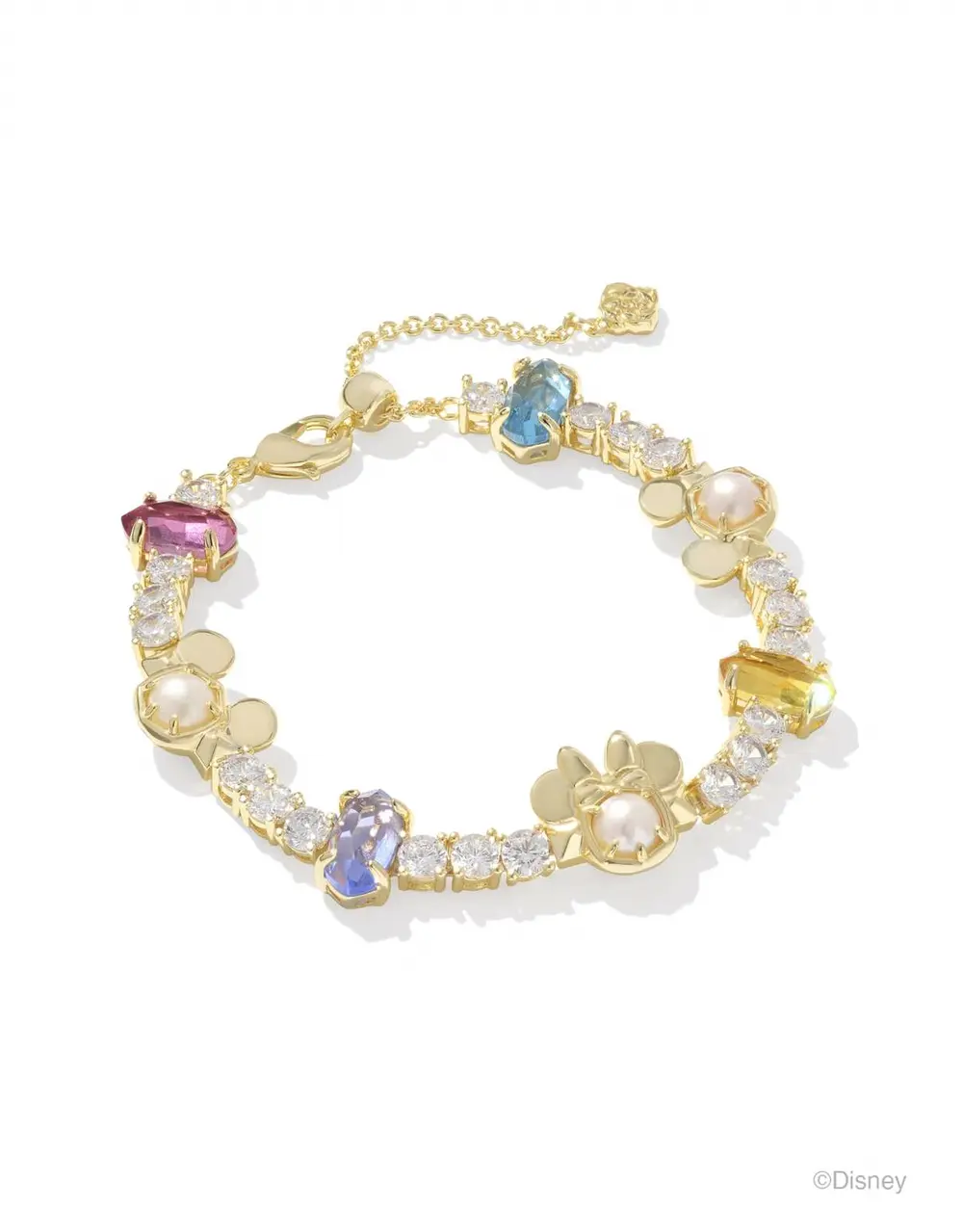 Disney | Kendra Scott Mickey Mouse and Minnie Mouse Tennis Bracelet