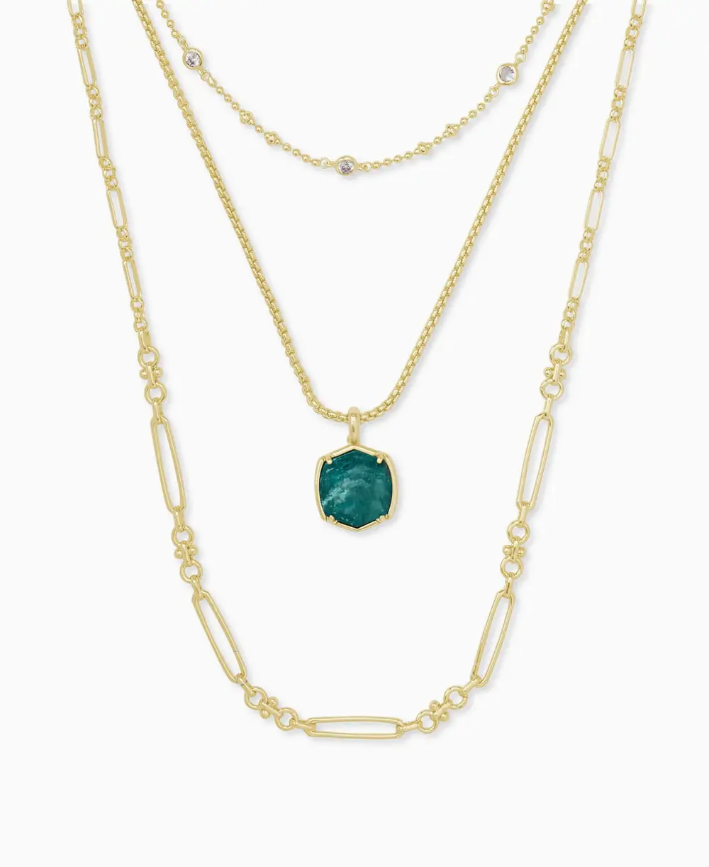 Davis Triple Strand Necklace