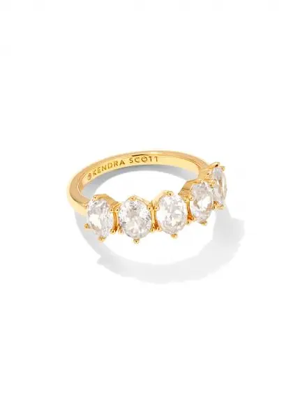 Cailin Crystal Band Ring