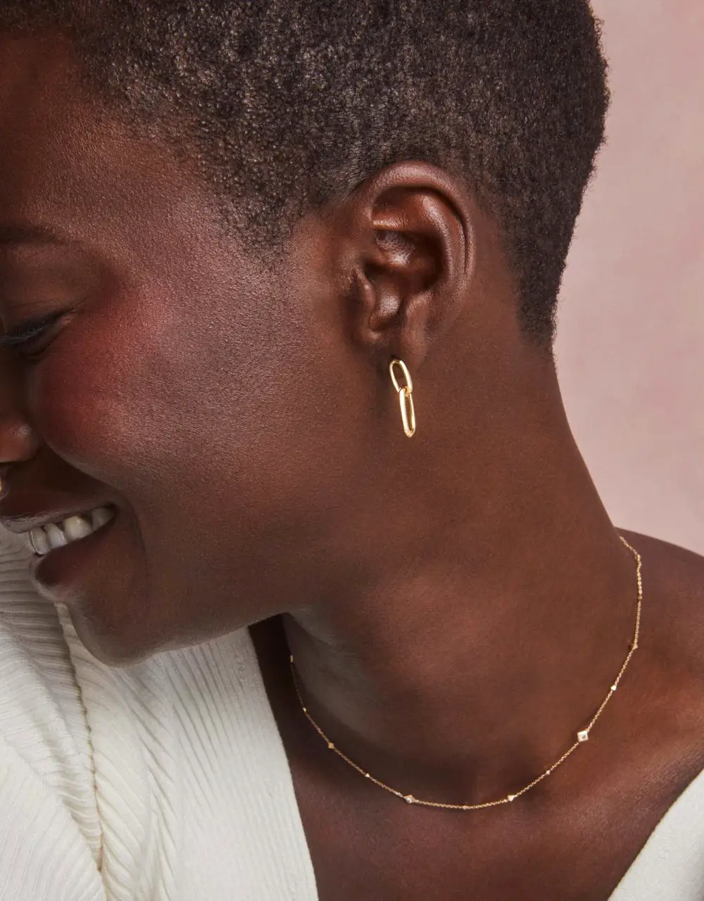 Danielle Interlocking Drop Earrings