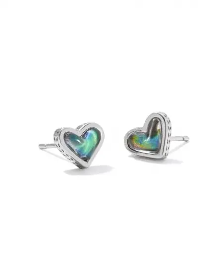 Framed Ari Heart Stud Earrings
