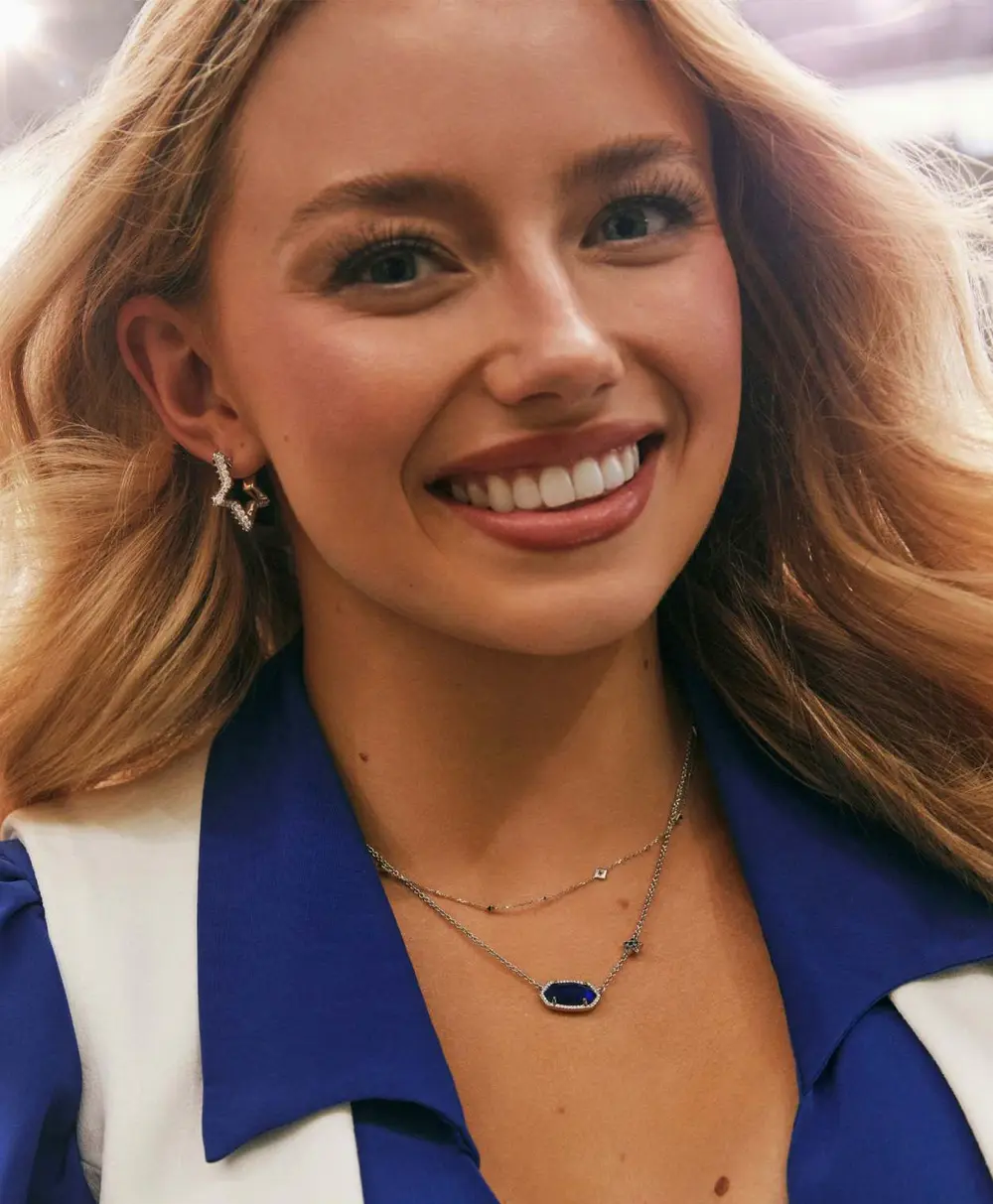 Pave Star Huggie Earrings