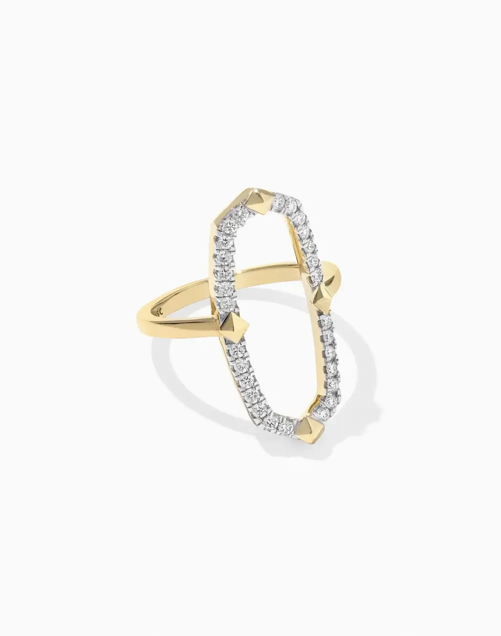 Lab Grown White Diamond Astrid Open Frame Ring