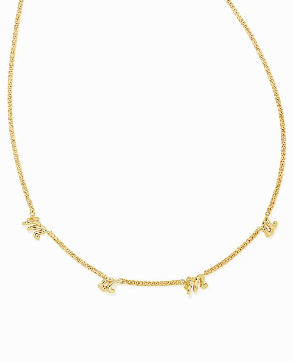 Mama Script Strand Necklace