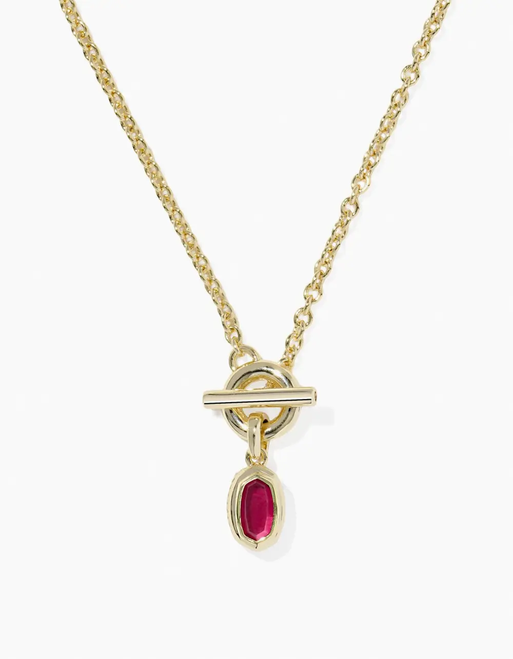 Mini Elisa Toggle Short Pendant Necklace