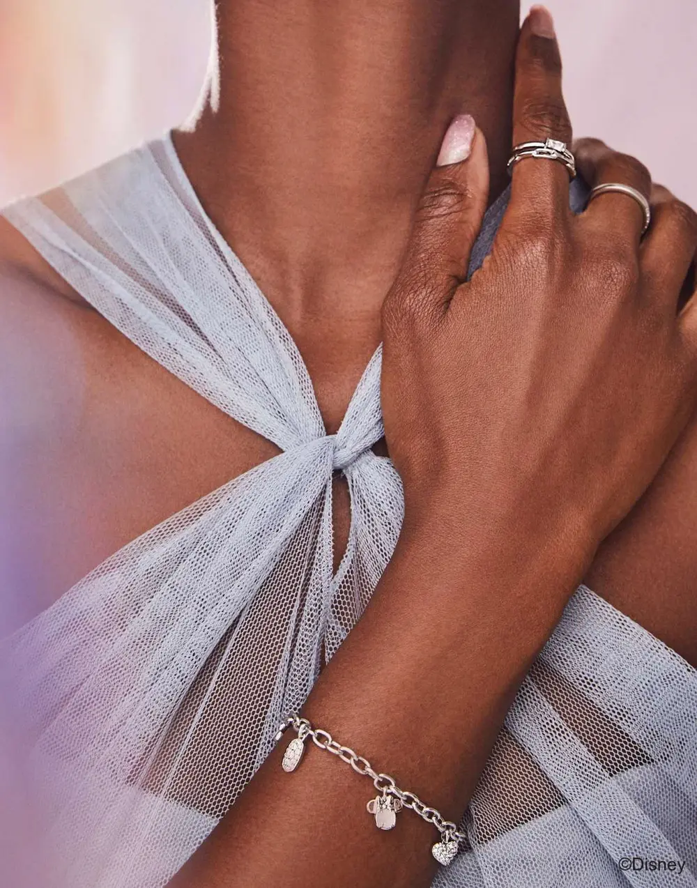 Disney | Kendra Scott Mickey Mouse and Minnie Mouse Charm Bracelet