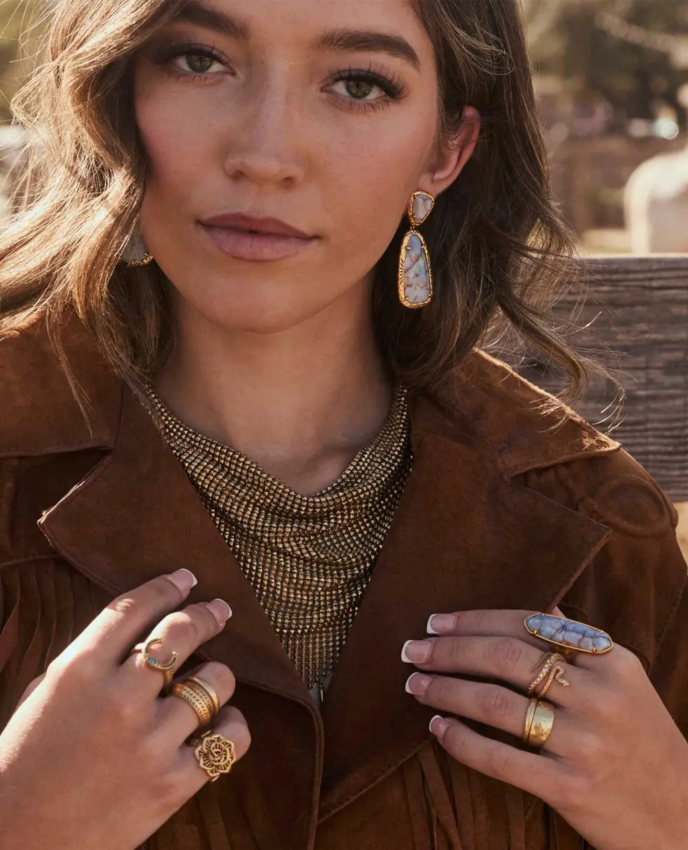 Ansel Rose Cocktail Ring