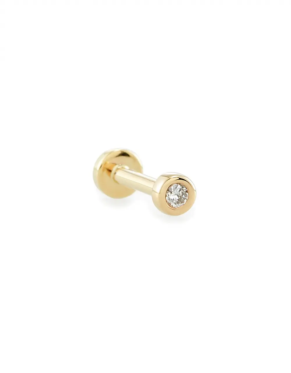 Reeve Mini 14k Yellow Gold Single Stud Earring