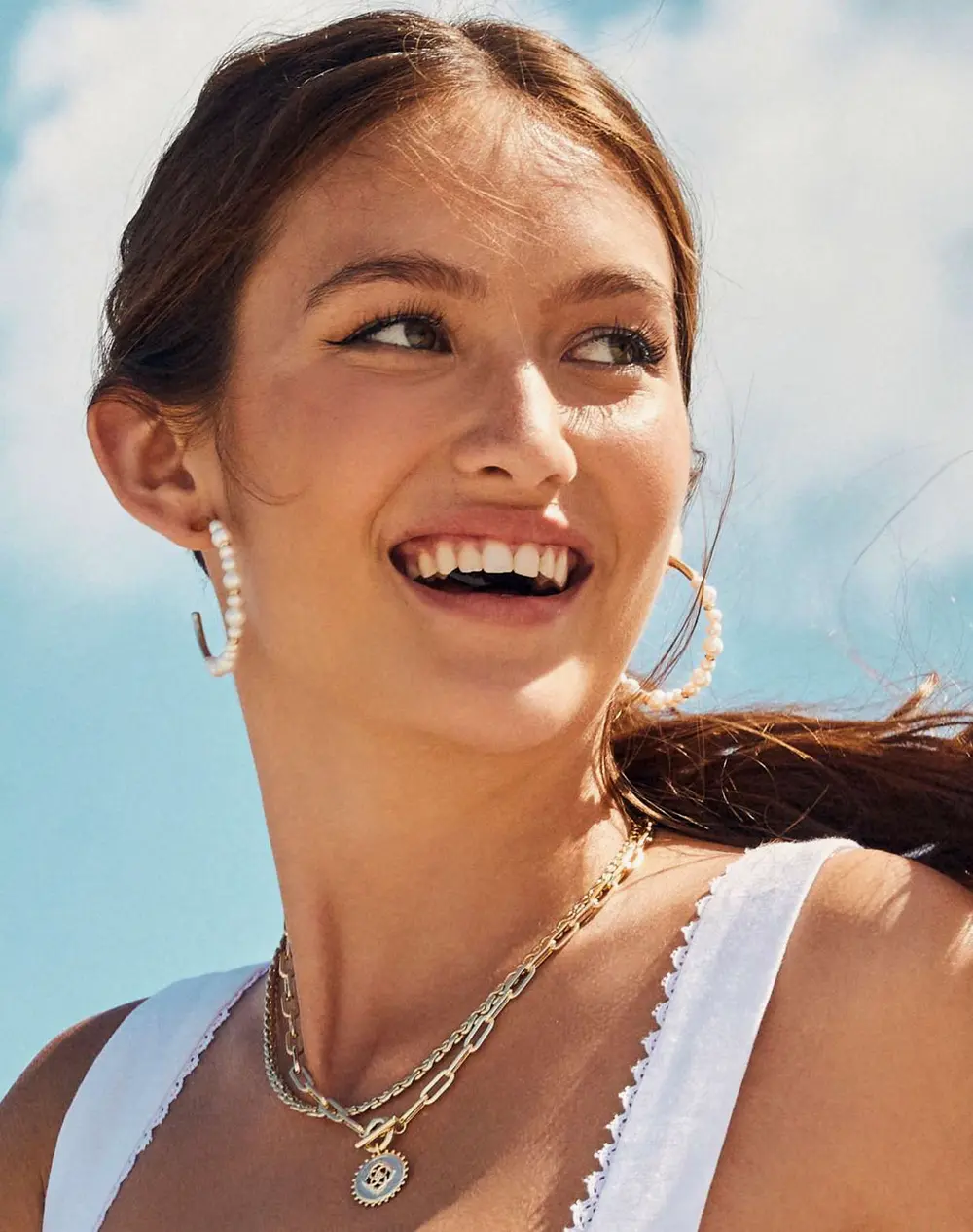 Brielle Convertible Medallion Chain Necklace