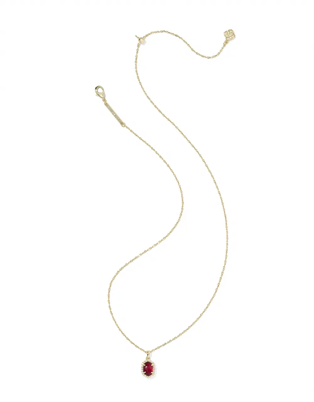 Daphne Crystal Frame Short Pendant Necklace