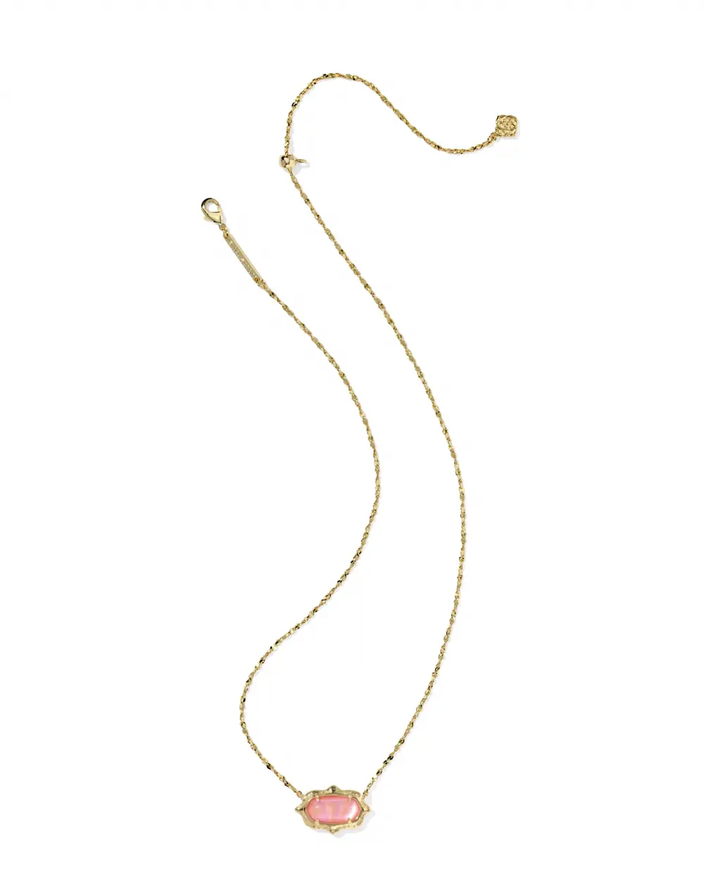 Elisa Scallop Frame Short Pendant Necklace