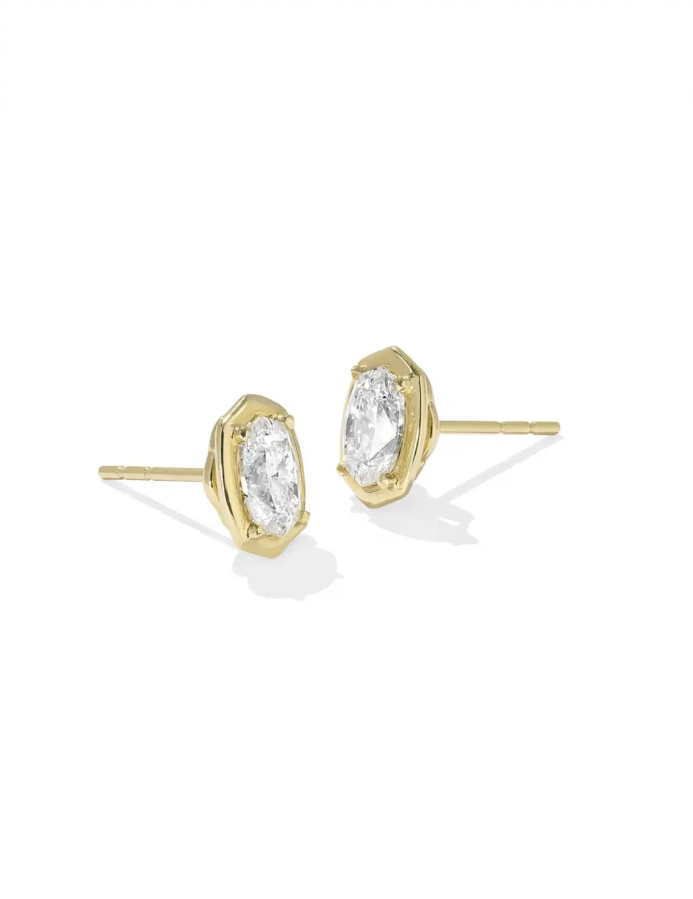 Lab Grown White Diamond Custom Elisa Stud Earrings