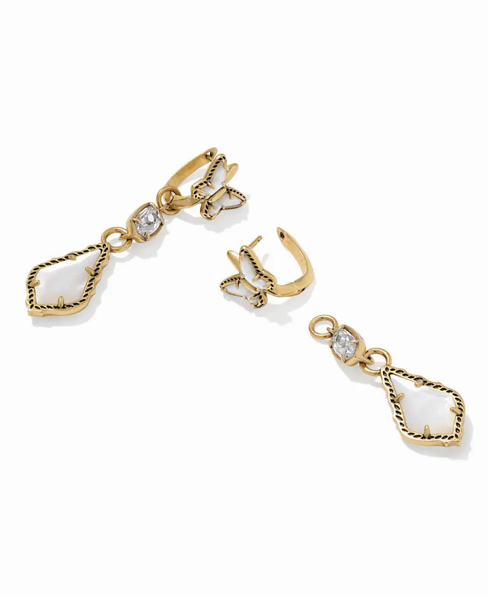 Dolly Parton x Kendra Scott Butterfly Convertible Drop Earrings