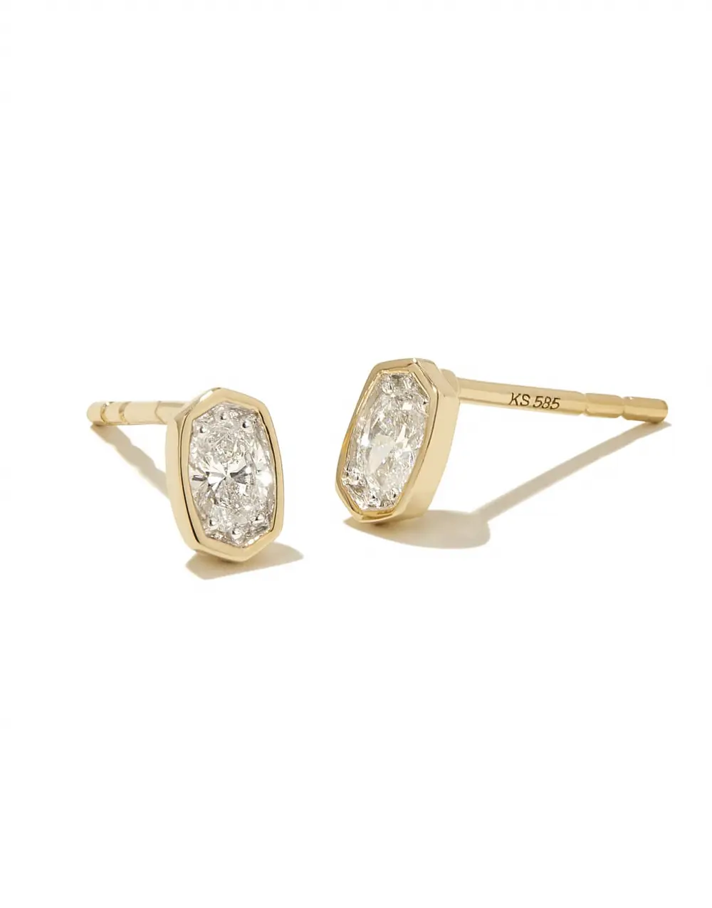 Marisa Oval Solitaire Stud Earrings
