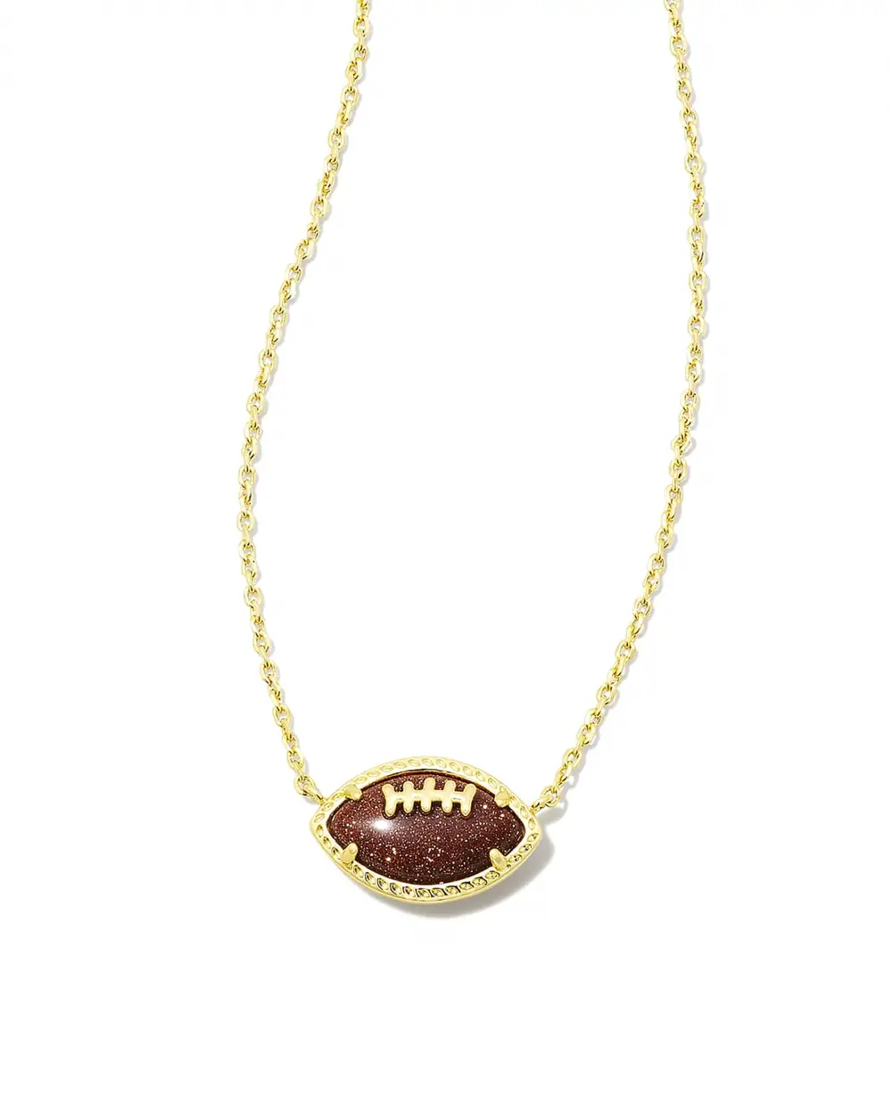 Football Short Pendant Necklace